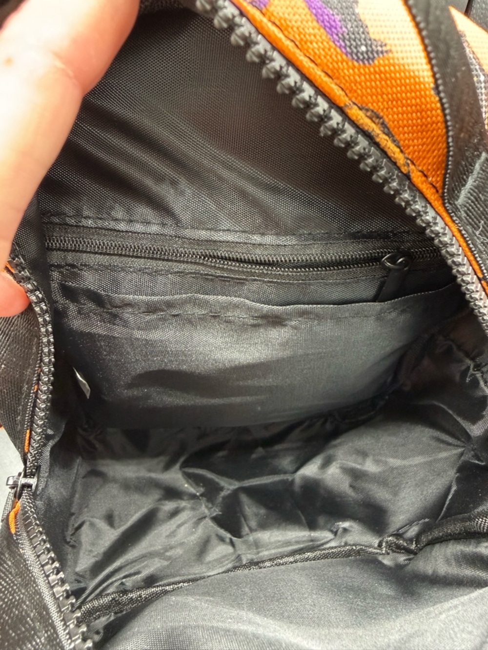 Spirit Halloween Orange Mini Backpack - Picture 5 of 6